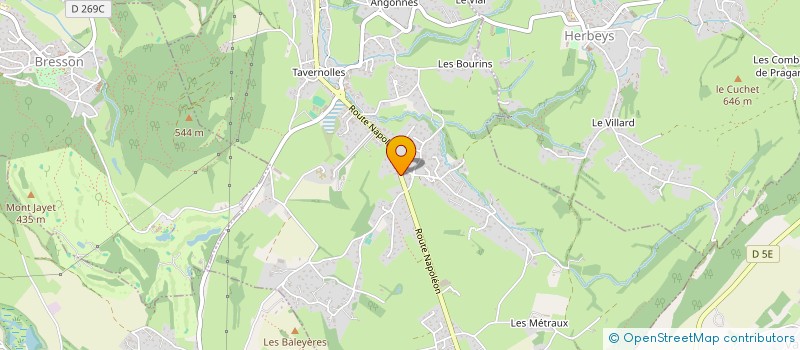 localisation de l'entreprise ATELIER INTI ARCHITECTURE  BRIE-ET-ANGONNES