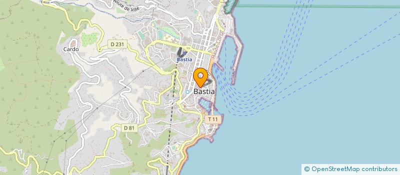 localisation de l'entreprise ATELIER INVESTISSEMENTS à BASTIA