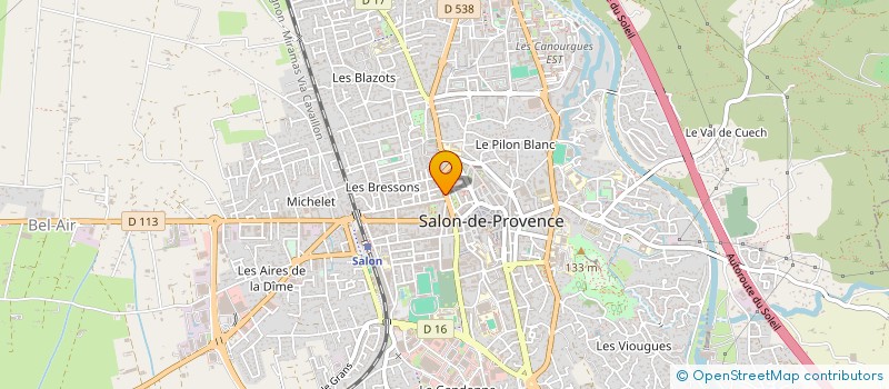 localisation de l'entreprise ATELIER IZF à SALON-DE-PROVENCE