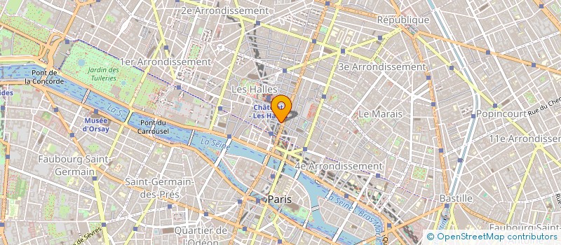 localisation de l'entreprise ATELIER J M 5 à PARIS