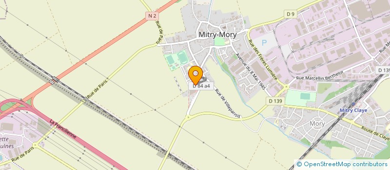 localisation de l'entreprise ATELIER J.S.L  MITRY-MORY