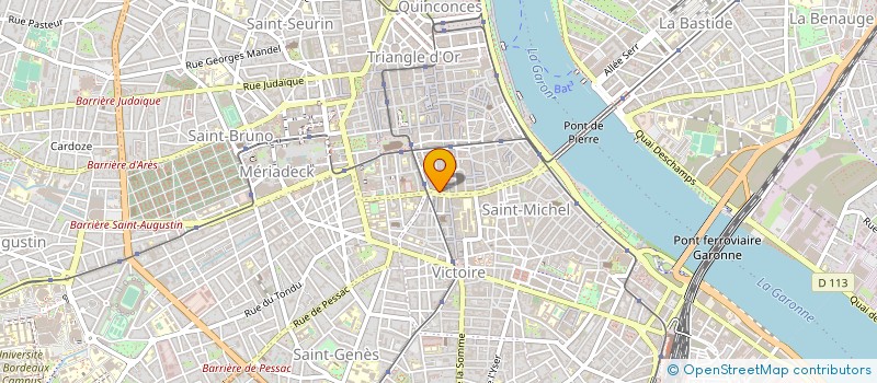 localisation de l'entreprise ATELIER JAC  BORDEAUX