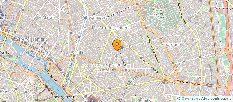 localisation de l'entreprise ATELIER JACQUELINE OSTY ET ASSOCIES  PARIS