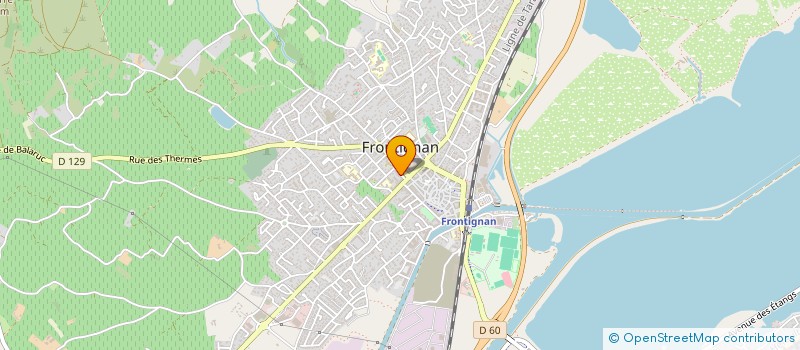 localisation de l'entreprise ATELIER JADE à FRONTIGNAN
