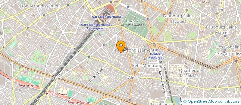 localisation de l'entreprise ATELIER JAQUERE FONTAINE  PARIS