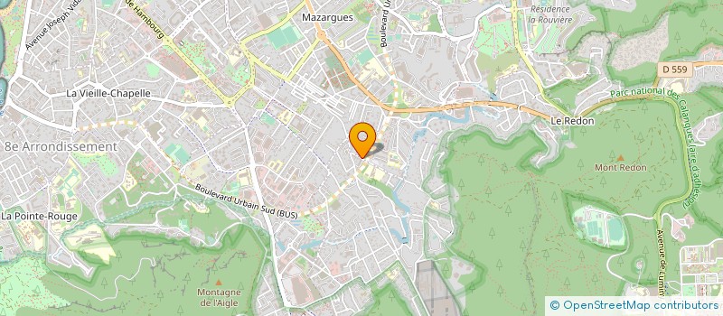 localisation de l'entreprise ATELIER JARDIN à MARSEILLE