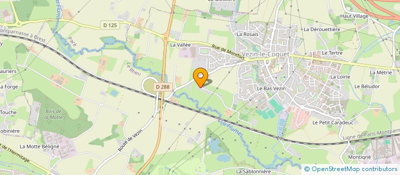 localisation de l'entreprise ATELIER JAZZ  VEZIN-LE-COQUET