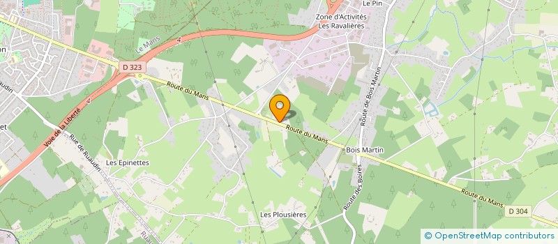 localisation de l'entreprise ATELIER JD à CHANGE