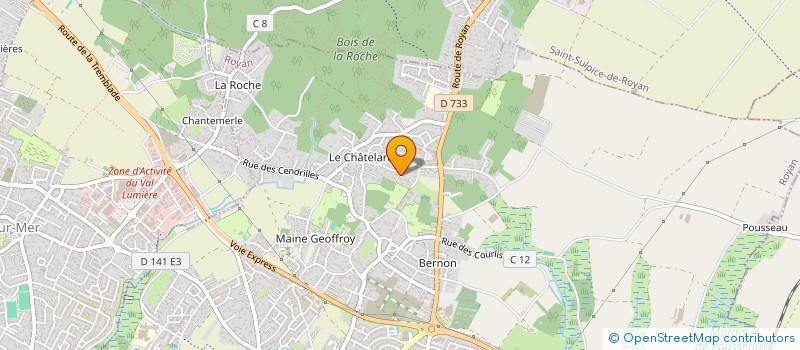 localisation de l'entreprise ATELIER JEAN-CHARLES TURPIN  ROYAN