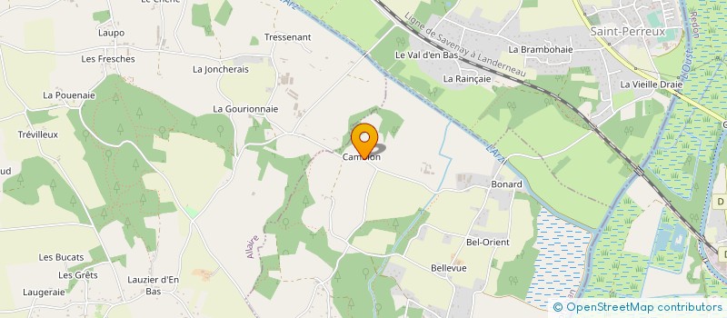 localisation de l'entreprise ATELIER JEAN YVES LE BOT  SAINT-JEAN-LA-POTERIE