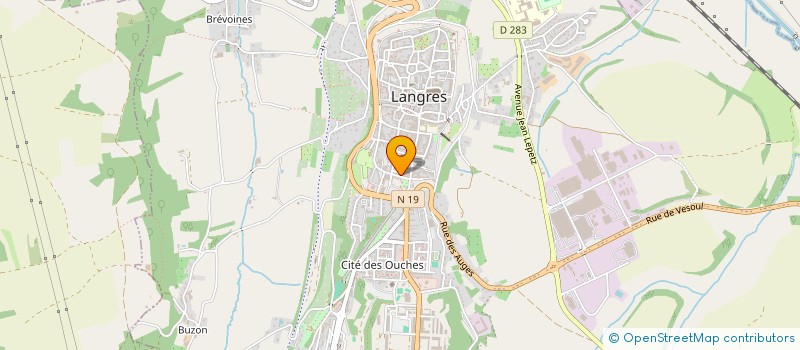 localisation de l'entreprise ATELIER JEET  LANGRES