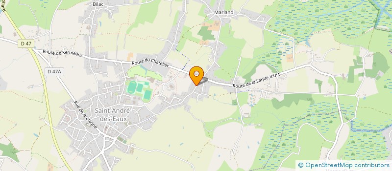 localisation de l'entreprise ATELIER JHP à SAINT-ANDRE-DES-EAUX