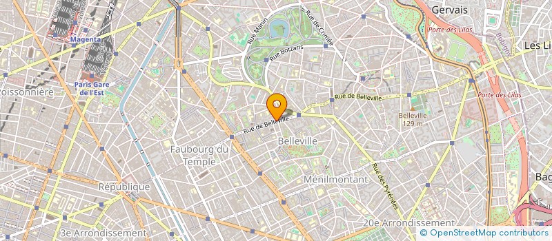 localisation de l'entreprise ATELIER JMCA  PARIS