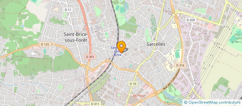 localisation de l'entreprise ATELIER JOSEPH à SARCELLES