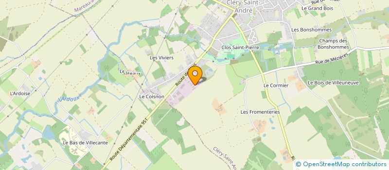 localisation de l'entreprise ATELIER JOSQUIN à CLERY-SAINT-ANDRE