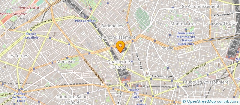 localisation de l'entreprise ATELIER JULIA LABET à PARIS