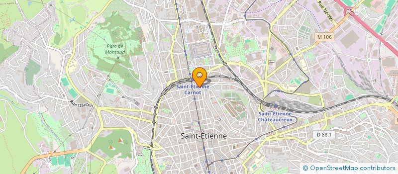 localisation de l'entreprise ATELIER K'NOPE  SAINT-ETIENNE