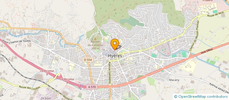 localisation de l'entreprise ATELIER K.W à HYERES