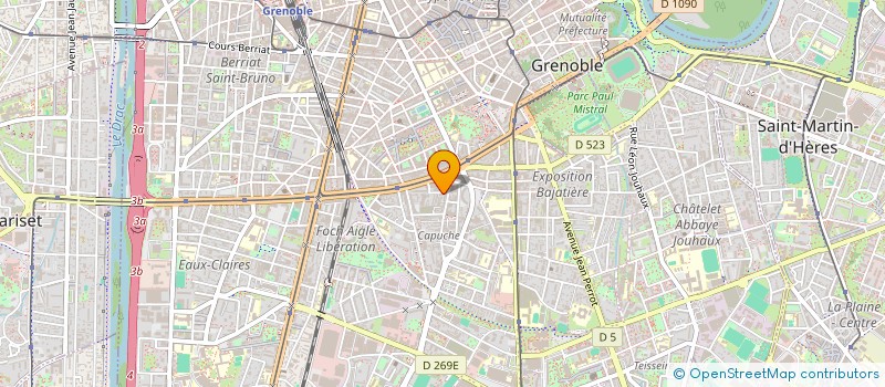 localisation de l'entreprise ATELIER KAALI  GRENOBLE