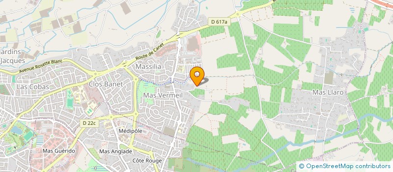 localisation de l'entreprise ATELIER KALOS  PERPIGNAN