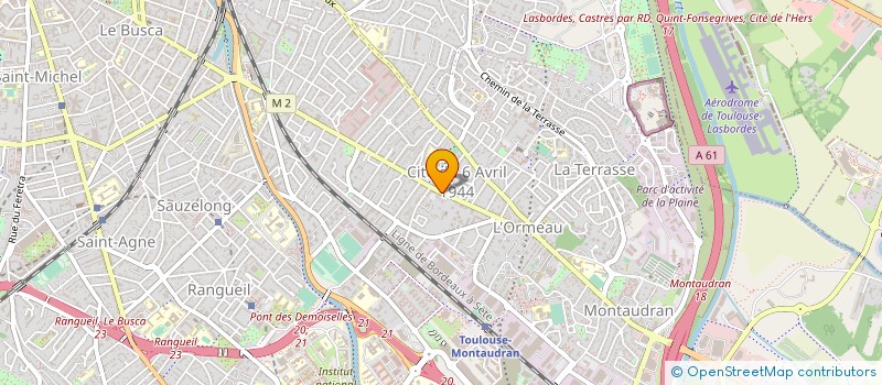 localisation de l'entreprise ATELIER KELBO VELO à TOULOUSE
