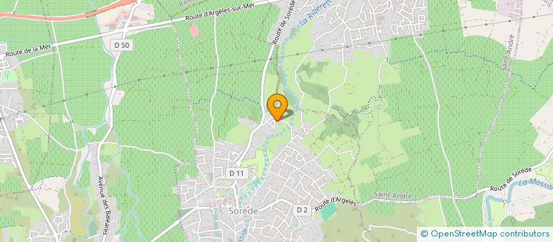 localisation de l'entreprise ATELIER KIKO  SOREDE