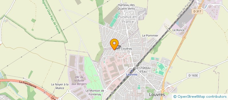 localisation de l'entreprise ATELIER KINIA à LOUVRES