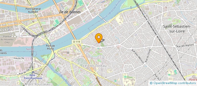 localisation de l'entreprise ATELIER KIOZ SPORT  SAINT-SEBASTIEN-SUR-LOIRE