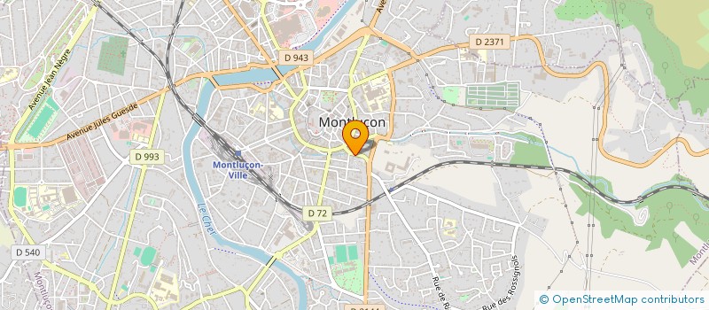 localisation de l'entreprise ATELIER KREAPRINT à MONTLUCON