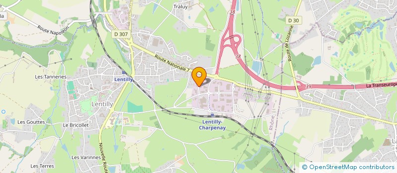 localisation de l'entreprise ATELIER L ART DES CHOIX EBENISTERIE AGENCEMENT  SAINT-ROMAIN-DE-POPEY