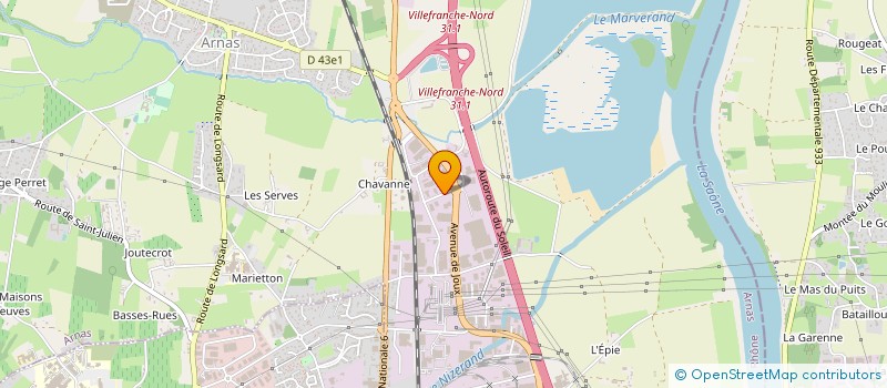 localisation de l'entreprise ATELIER L&B  ARNAS