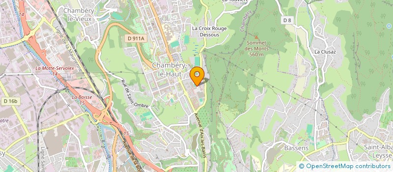 localisation de l'entreprise ATELIER L&C DECORATION  CHAMBERY