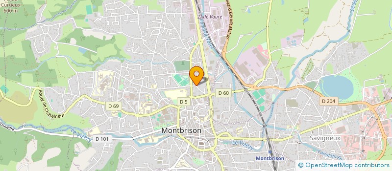 localisation de l'entreprise ATELIER L DANSE  MONTBRISON