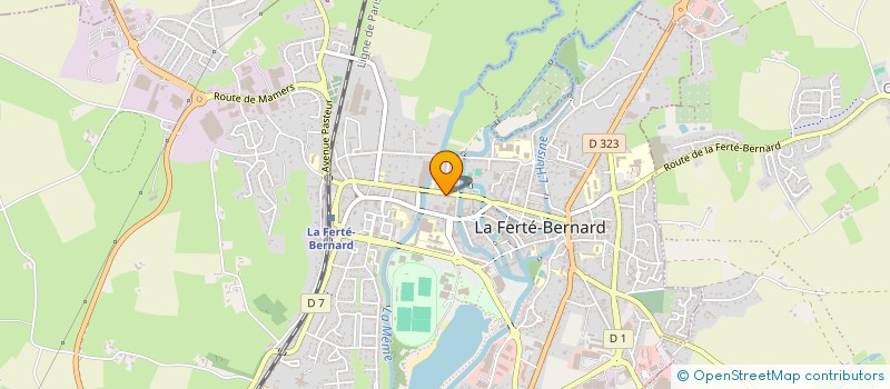 localisation de l'entreprise ATELIER L.DEQUIN  LA FERTE-BERNARD