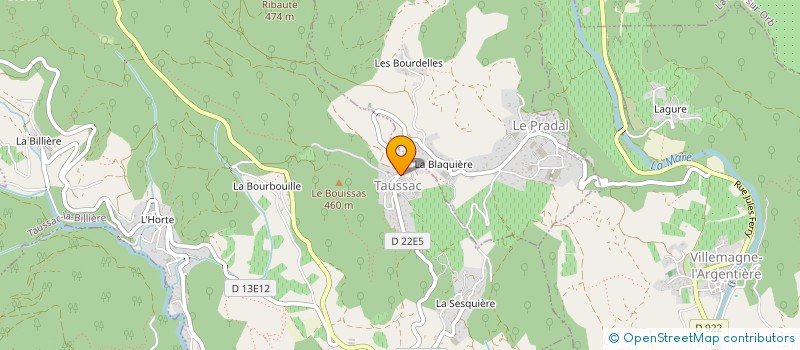 localisation de l'entreprise ATELIER L OISEAU BLANC  PEZENES-LES-MINES