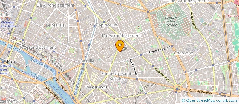 localisation de l'entreprise ATELIER L'OISEAU ROUGE  PARIS