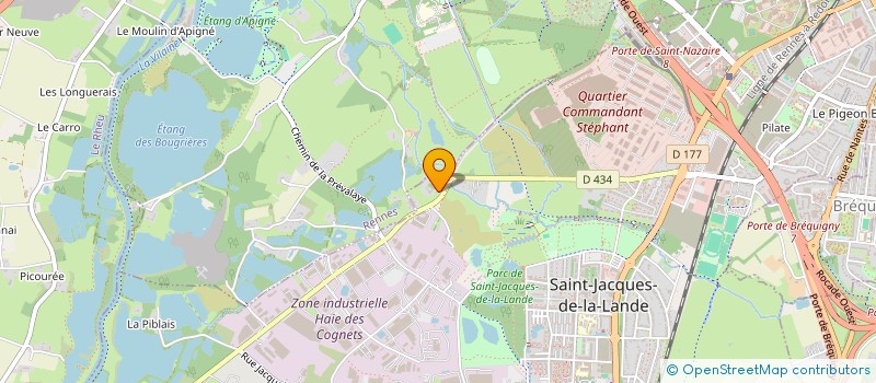 localisation de l'entreprise ATELIER L2  RENNES