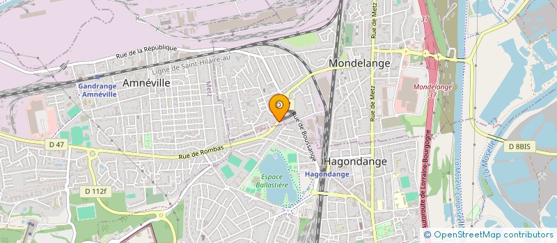 localisation de l'entreprise ATELIER LA FICELLE  MONDELANGE