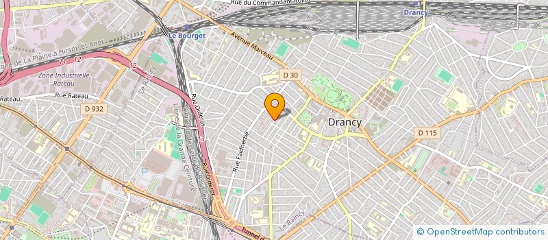 localisation de l'entreprise ATELIER LA ROBE PERLEE à DRANCY