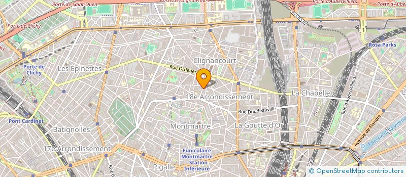 localisation de l'entreprise ATELIER LABEL DORURE à PARIS