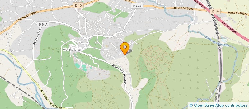 localisation de l'entreprise ATELIER LACTE  VENTABREN