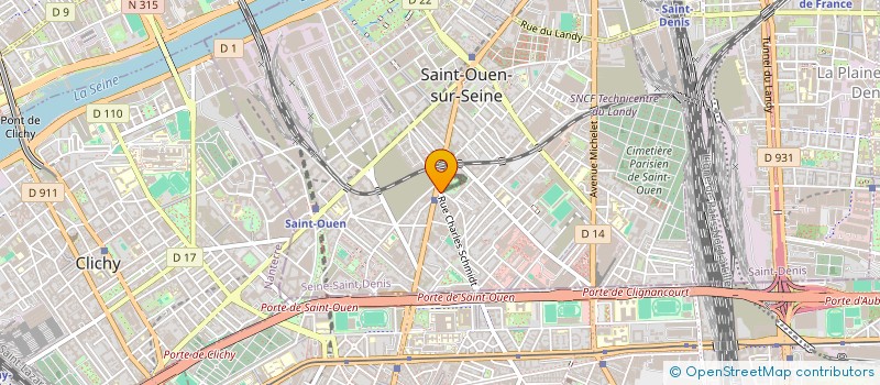 localisation de l'entreprise ATELIER LAIO à SAINT-OUEN-SUR-SEINE