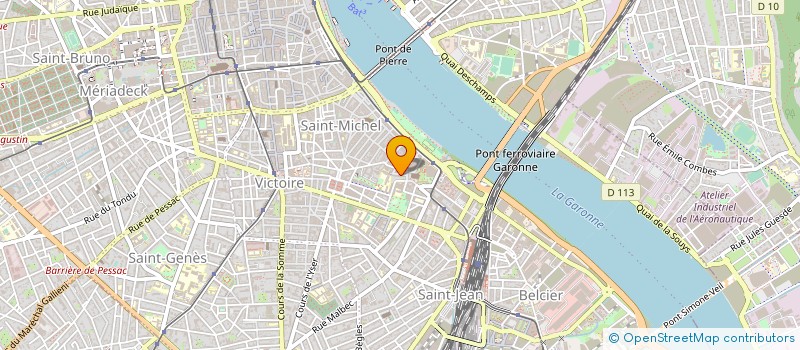 localisation de l'entreprise ATELIER LAJUS-PUEYO  BORDEAUX