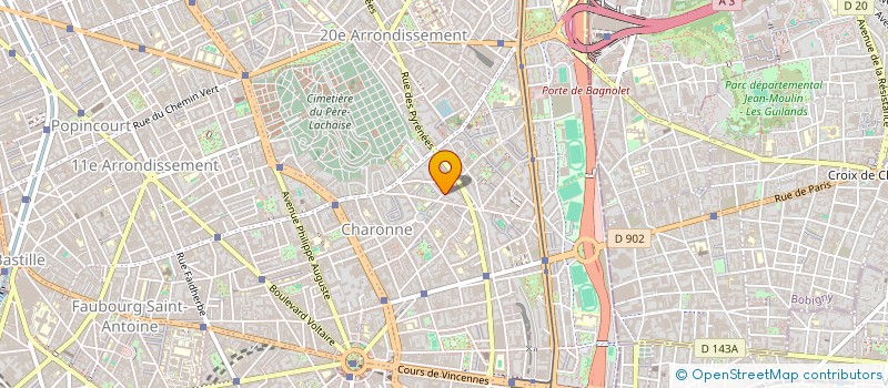 localisation de l'entreprise ATELIER LALOUM  PARIS