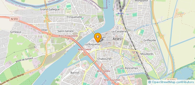 localisation de l'entreprise ATELIER LAMBDA à ARLES