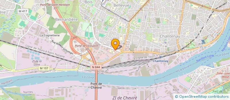 localisation de l'entreprise ATELIER LANGUIN à NANTES