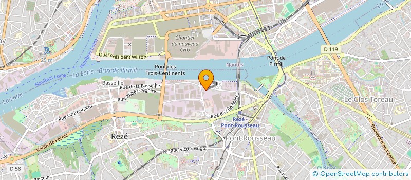 localisation de l'entreprise ATELIER LAU à REZE