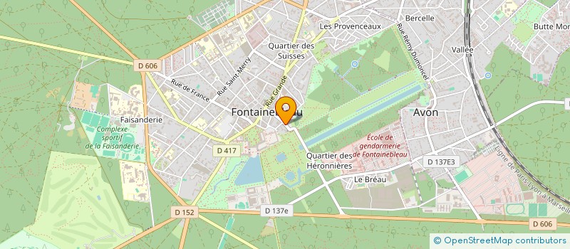 localisation de l'entreprise ATELIER LAURENCE MORZUCH à FONTAINEBLEAU