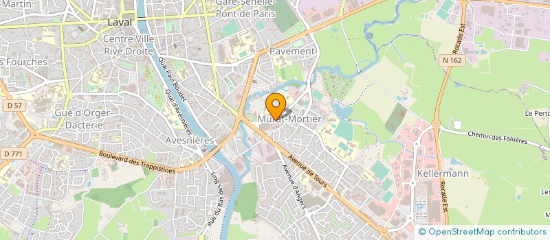 localisation de l'entreprise ATELIER LAVALLOIS DE MAROQUINERIE  LOUVERNE