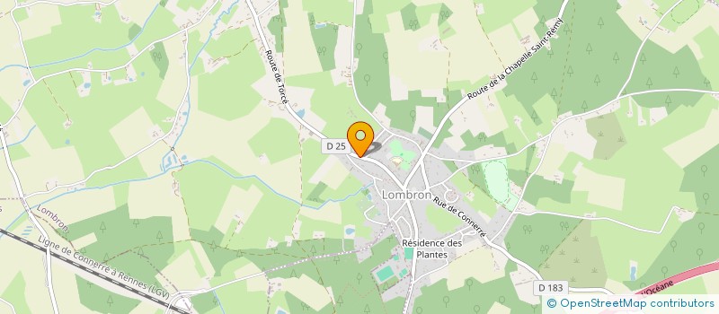 localisation de l'entreprise ATELIER LBM  LOMBRON